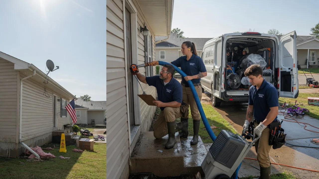 Ceiling Water Damage Restoration in Clarks, LA near me